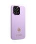 Guess case for iPhone 13 / 13 Pro 6,1&quot; GUHCP13LPS4MU purple hardcase Saffiano 4G Small Metal Logo 3666339048068