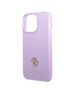 Guess case for iPhone 13 / 13 Pro 6,1&quot; GUHCP13LPS4MU purple hardcase Saffiano 4G Small Metal Logo 3666339048068