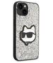 Karl Lagerfeld case for iPhone 14 Plus 6,7&quot; KLHCP14MG2CPS silver hardcase Glitter Choupette Patch 3666339099442