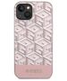 Guess case for iPhone 14 Plus 6,7&quot; GUHMP14MHGCFSEP pink hard case GCube Stripes MagSafe 3666339112516