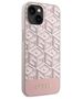 Guess case for iPhone 14 Plus 6,7&quot; GUHMP14MHGCFSEP pink hard case GCube Stripes MagSafe 3666339112516