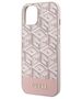 Guess case for iPhone 14 Plus 6,7&quot; GUHMP14MHGCFSEP pink hard case GCube Stripes MagSafe 3666339112516