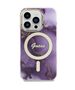 Guess case for iPhone 14 Pro Max 6,7&quot; GUHMP14XHTMRSU purple hard case Golden Marble MagSafe 3666339115869