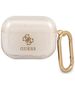 Guess case for AirPods Pro GUAPUCG4GD gold Glitter Collection 3666339009885