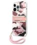 Guess case for iPhone 13 Pro / 13 6,1&quot; GUHCP13LKCABPI pink hard case Camo Strap Collection 3666339023171