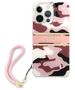 Guess case for iPhone 13 Pro / 13 6,1&quot; GUHCP13LKCABPI pink hard case Camo Strap Collection 3666339023171