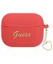 Guess case for Airpods Pro GUAPLSCHSR red Silicone Heart Charm 3666339039103