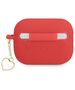 Guess case for Airpods Pro GUAPLSCHSR red Silicone Heart Charm 3666339039103