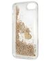 Guess case for iPhone SE 2022 / SE 2020 / 7 / 8 GUOHCI8GLHFLGO hard case gold Charms 2 Liquid Glitter 3700740478554