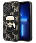 Karl Lagerfeld case for iPhone 13 Pro KLHCP13LPMNIKBK black hard case Monogram Iconic Karl 3666339049386