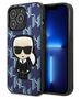 Karl Lagerfeld case for iPhone 13 Pro KLHCP13LPMNIKBL blue hard case Monogram Iconic Karl 3666339049508