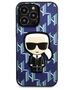 Karl Lagerfeld case for iPhone 13 Pro KLHCP13LPMNIKBL blue hard case Monogram Iconic Karl 3666339049508