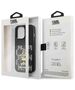 Karl Lagerfeld case for iPhone 13 Pro KLHCP13LCANCNK black hard case Monogram with card slot 3666339049782