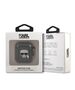 Karl Lagerfeld case for Airpods 1/2 KLA2UKHGK cover black Glitter Karl`s Head 3666339030254