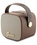 Guess Bluetooth speaker GUWSB2P4SMW Speaker brown 4G Leather Script Logo with Strap 3666339170196