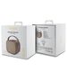 Guess Bluetooth speaker GUWSB2P4SMW Speaker brown 4G Leather Script Logo with Strap 3666339170196