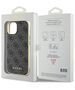 Guess case for iPhone 15 Plus 6.7 GUHCP15SGF4GGR gray hardcase 4G Charms Collection 3666339171667