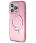 Guess case for iPhone 15 Pro 6,1&quot; GUHMP15LHRSGSP pink HC RING STAND MAGSAFE SCRIPT LOGO GLITTER 3666339156480