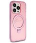 Guess case for iPhone 15 Pro 6,1&quot; GUHMP15LHRSGSP pink HC RING STAND MAGSAFE SCRIPT LOGO GLITTER 3666339156480