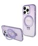 Guess case for iPhone 15 Pro 6,1&quot; GUHMP15LHRSGSU purple HC RING STAND MAGSAFE SCRIPT LOGO GLITTER 3666339156763