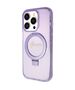 Guess case for iPhone 15 Pro 6,1&quot; GUHMP15LHRSGSU purple HC RING STAND MAGSAFE SCRIPT LOGO GLITTER 3666339156763