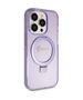 Guess case for iPhone 15 Pro 6,1&quot; GUHMP15LHRSGSU purple HC RING STAND MAGSAFE SCRIPT LOGO GLITTER 3666339156763