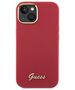 Guess case for iPhone 15 6,1&quot; GUHCP15SSMBSLM magenta HC SILICONE SCRIPT METAL LOGO & FRAME 3666339149048