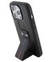 BMW case for iPhone 15 Pro 6,1&quot; black BMHCP15LGSPCCK M HC GRIP STAND PU SMOOTH AND CARBON BLACK 3666339204464