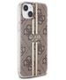 Guess case for iPhone 15 Plus 6,7&quot; GUHCP15MH4PSEGW brown HC IML 4G GOLD STRIPE 3666339222833