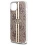 Guess case for iPhone 15 Plus 6,7&quot; GUHCP15MH4PSEGW brown HC IML 4G GOLD STRIPE 3666339222833