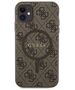 Guess case for iPhone 11 GUHMN61G4GFRW brown HC MAGSAFE PU 4G RING CLASSIC LOGO 3666339226367