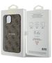 Guess case for iPhone 15 Plus 6,7&quot; GUHMP15MG4GFRW brown HC MAGSAFE PU 4G RING CLASSIC LOGO 3666339226473