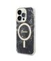 Guess set case + charger for iPhone 14 Pro 6,1&quot; GUBPP14LHMEACSK black hard case Marble MagSafe 3666339103132