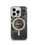 Guess set case + charger for iPhone 14 Pro 6,1&quot; GUBPP14LHMEACSK black hard case Marble MagSafe 3666339103132