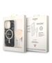 Guess set case + charger for iPhone 14 Pro 6,1&quot; GUBPP14LHMEACSK black hard case Marble MagSafe 3666339103132