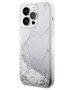 Guess case for iPhone 14 Pro Max 6,7&quot; GUHCP14XLCSGSGH white hard case Liquid Glitter Marble 3666339127336