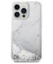 Guess case for iPhone 14 Pro Max 6,7&quot; GUHCP14XLCSGSGH white hard case Liquid Glitter Marble 3666339127336