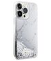 Guess case for iPhone 14 Pro Max 6,7&quot; GUHCP14XLCSGSGH white hard case Liquid Glitter Marble 3666339127336