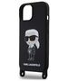 Karl Lagerfeld case for iPhone 15 6,1&quot; KLHCP15SSCBSKNK hardcase black Crossbody Silicone Ikonik 3666339167431