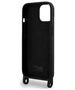 Karl Lagerfeld case for iPhone 15 6,1&quot; KLHCP15SSCBSKNK hardcase black Crossbody Silicone Ikonik 3666339167431