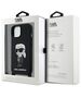 Karl Lagerfeld case for iPhone 15 6,1&quot; KLHCP15SSCBSKNK hardcase black Crossbody Silicone Ikonik 3666339167431