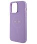 Guess case for iPhone 15 Pro 6.1&quot; GUHMP15LPSAHMCU purple hardcase Saffiano MagSafe 3666339155926