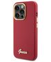 Guess case for iPhone 15 Pro Max 6,7&quot; GUHCP15XSMBSLM magenta HC SILICONE SCRIPT METAL LOGO & FRAME 3666339149079