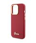 Guess case for iPhone 15 Pro Max 6,7&quot; GUHCP15XSMBSLM magenta HC SILICONE SCRIPT METAL LOGO & FRAME 3666339149079