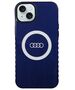 Audi case for iPhone 15 Plus 6,7&quot; blue IML Big Logo MagSafe Case 6955250227391