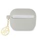 Guess case for Airpods 3 GUA3LSC4EG grey Logo 4G Charm 3666339039325