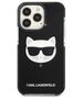 Karl Lagerfeld case for iPhone 13 Pro KLHCP13LTPECK black hard case Iconic Choupette Head 3666339048501