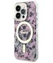 Guess case for iPhone 14 Pro 6,1&quot; GUHMP14LHCFWSP pink hardcase Magsafe IML Flower 3666339115579