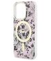 Guess case for iPhone 14 Pro 6,1&quot; GUHMP14LHCFWSP pink hardcase Magsafe IML Flower 3666339115579