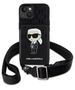 Karl Lagerfeld case for iPhone 14 6,1&quot; KLHCP14SCSAKHPKK black hardcase Crossbody Saffiano Mono Ikonik NFT 3666339123185